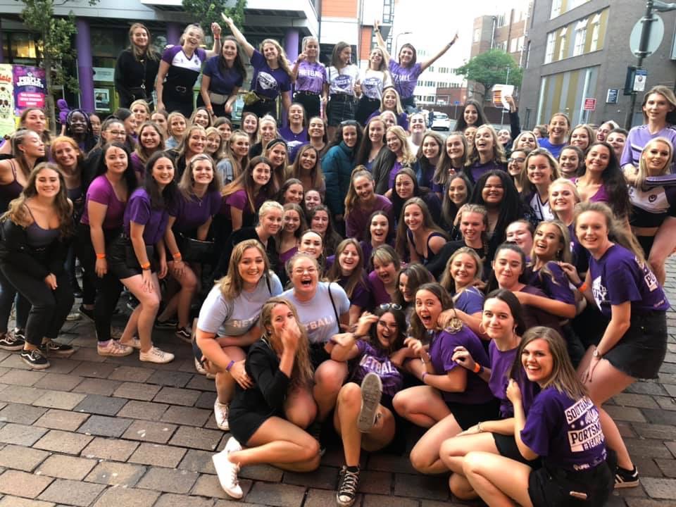 Group photo of the netball team