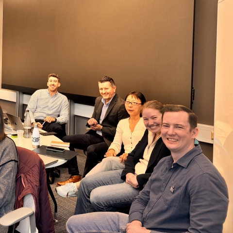 Members of the University of Portsmouth Ai and Data Centre with partners from ABL 1 Touch