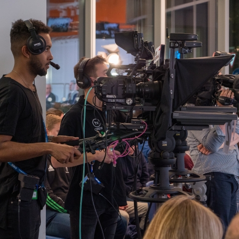 The TV Studios in the Eldon building at the University of Portsmouth