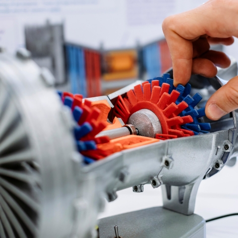 A contraption built by a University of Portsmouth's Engineering student