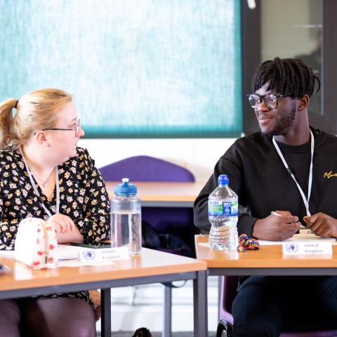 Jessica MacKlin & Anwar Jawala at Model United Nations