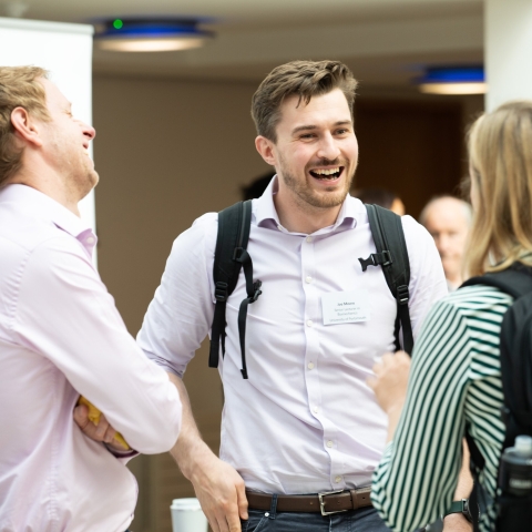 Group of people laughing