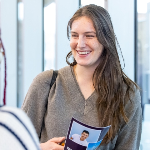 smiling student