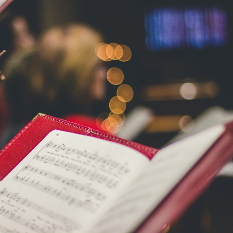 Choir signing classical music