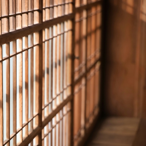 Prison cell bars