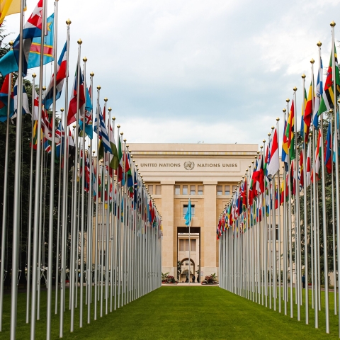 The headquarters of the United Nations