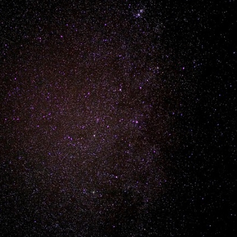 A dark starry sky