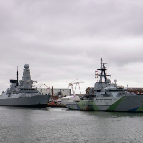 warship
