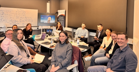 Members of the University of Portsmouth Ai and Data Centre with partners from ABL 1 Touch