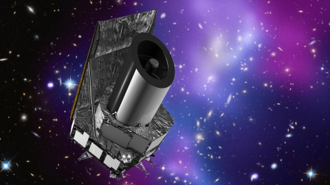 Artist's impression of the Euclid spacecraft