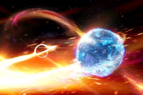 image of planetary bodies in space