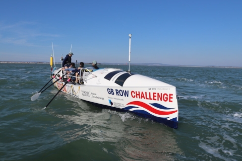 A GB Row Challenge ocean rowing boat