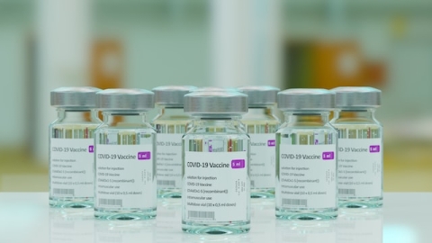 COVID-19 vaccine stock image