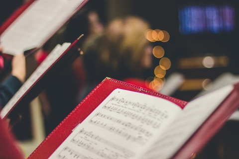 Choir signing classical music