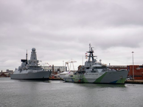 warship