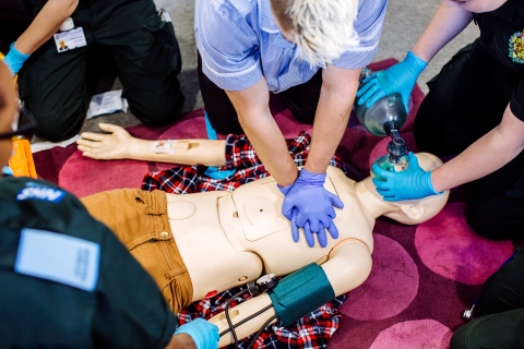 SHSSW photo shoot, November 2018
Nursing, Operating Department Practice (ODP) and Paramedic Science students.