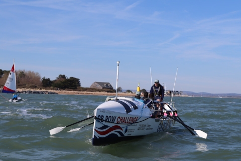 A GB Row Challenge ocean rowing boat