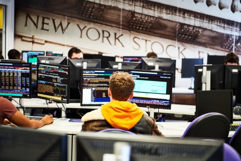 Student monitoring data on Bloomberg suite software