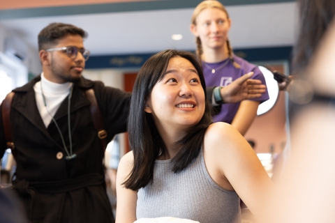 Students smiling 