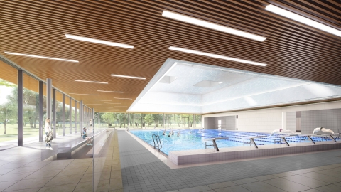 For use in relation to the new sports facility only (not for generic marketing)