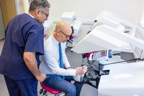Minister of State for Care Dental Academy visit