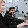 Students in a lab
