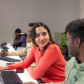 University of Portsmouth students in computer lab
