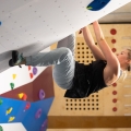 Photo of female visitor using Climbing and Bouldering wall - Ravelin Activities