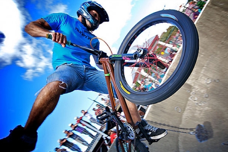 Glen wicken on bmx