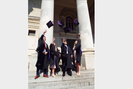 Freya at graduation