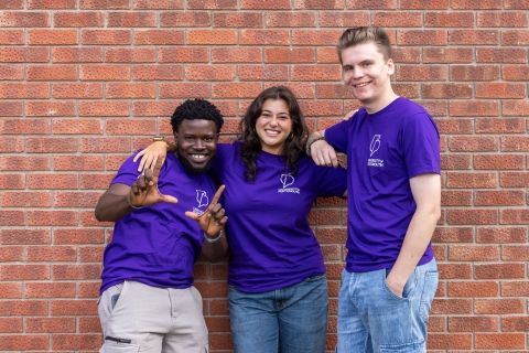 A selection of images from a summer shoot of 2025 Ambassadors.