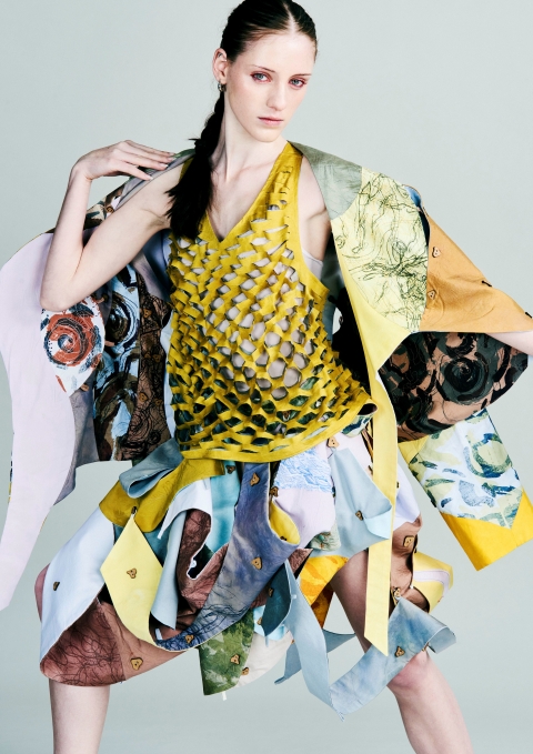 Image of Hannah Hatchards full garment being worn by model